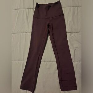Lululemon Leggings in a deep plum color- size 2